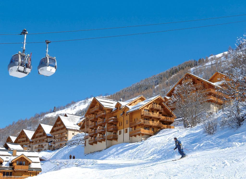 Résidence Odalys Le Hameau et les Chalets de la Vallée d'Or Valloire Exterior foto